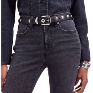 Madewell Studded Western Belt Medium